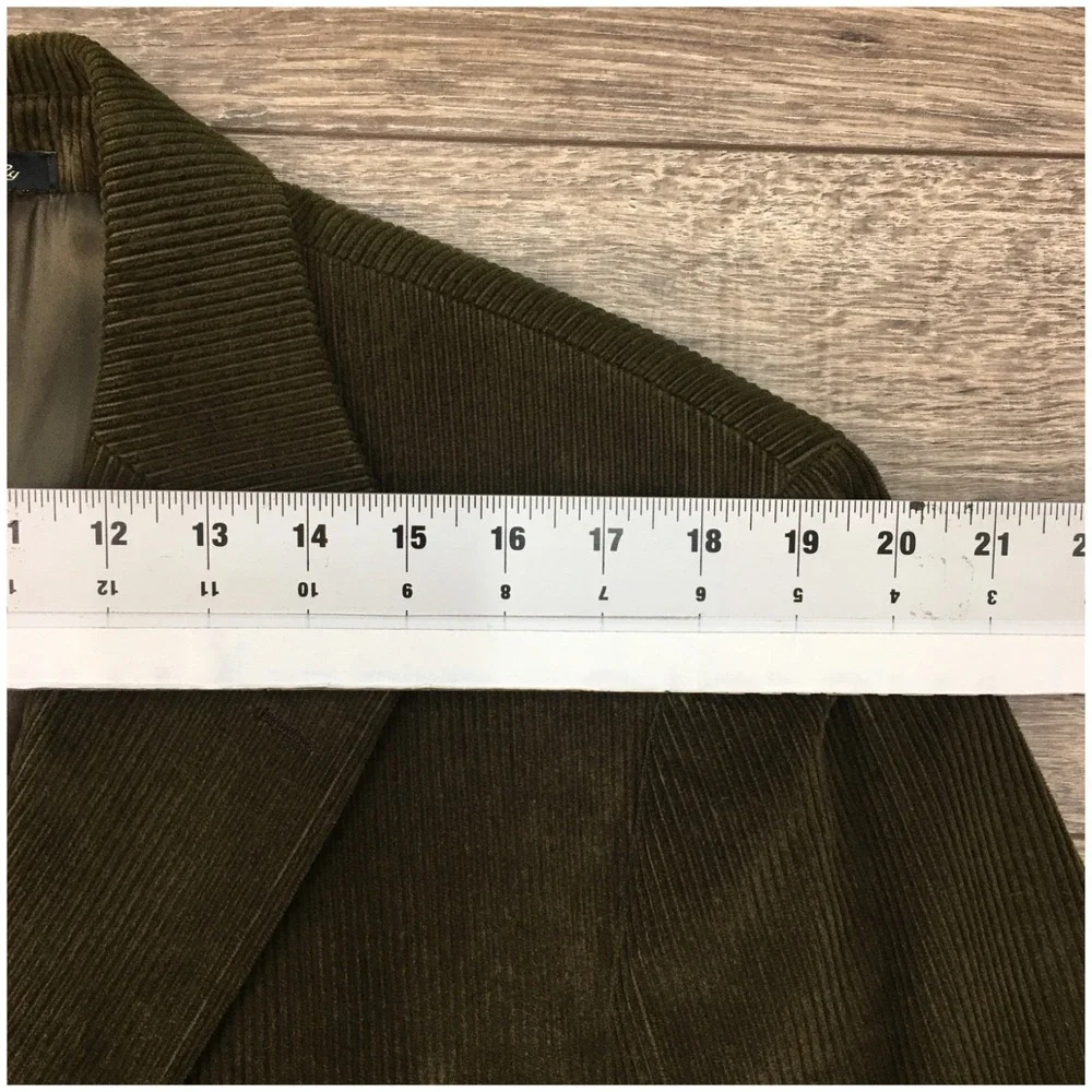 FACONNABLE Mens  Corduroy Blazer Sport Coat Casual Jacket Size‎ 42L Classic Suit